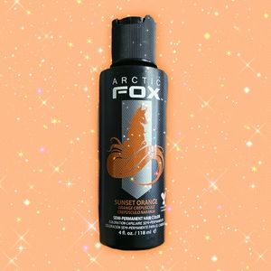arctic fox semi-perm dye 4 fl. oz in sunset orange